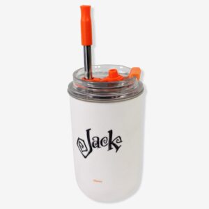 Copo Neo Jack Skellington 300ml com Canudo