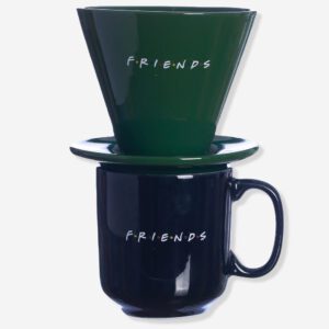Caneca Friends Com Coador De Cafe Waitress Rachel