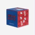 Porta-treco Cubo Hello Kitty com Bloco de Notas