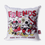 Almofada fibra veludo Mickey Mouse Friends