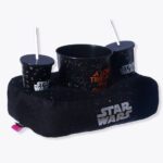 Kit Pipoca Almofada Pipoca Fibra Suede Star Wars