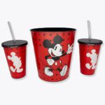 Kit Pipoca Almofada Pipoca Fibra Suede Mickey Mouse