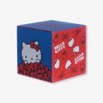 Porta-treco Cubo Hello Kitty com Bloco de Notas
