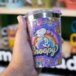 Copo Viagem Snap Snoopy Peanuts