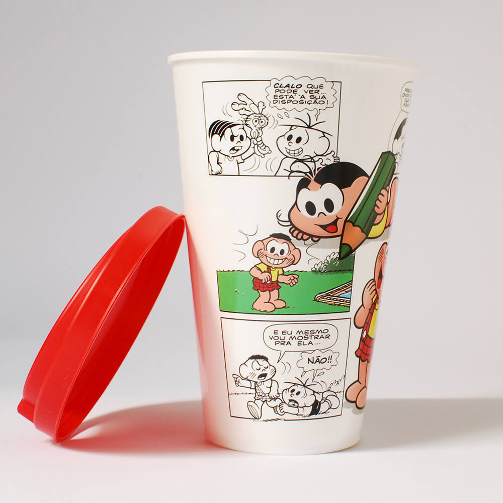 Copo Viagem Bucks Turma da Mônica Quadrinho