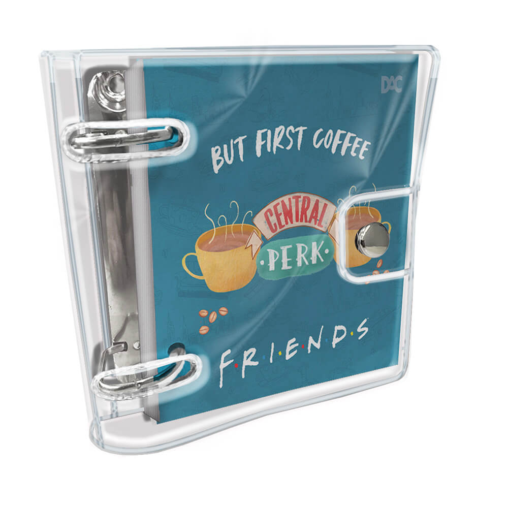 Mini Fichário Argolado Central Perk Friends | Produto Oficial Warner Bros