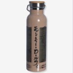 Garrafa Térmica Camp Luffy 600ml em Inox e Bamboo