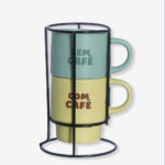 Kit Canecas Empilháveis Bob Esponja e Lula Molusco