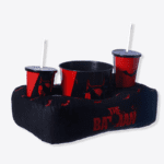 Kit Pipoca Almofada Pipoca Fibra Suede Batman