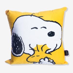 Almofada Snoopy Hug 40x40cm em Veludo