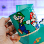 Caneca Tom Mario e Luigi Verde