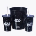 Kit Pipoca Almofada Pipoca Fibra Suede Star Wars