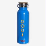 Garrafa Térmica Camp Sonic 600ml em Inox e Bamboo
