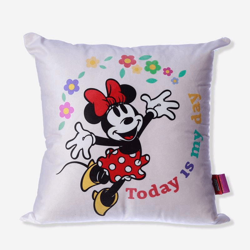 Almofada fibra veludo Minnie