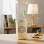 Copo Neo c/ canudo 300ml Baby Yoda